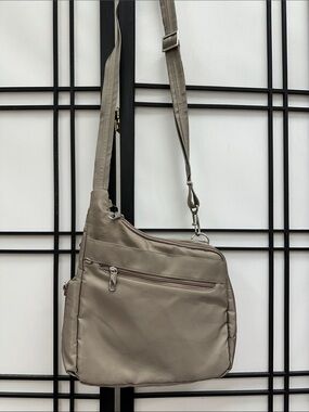 Travelon Taupe Everyday Crossbody Bag